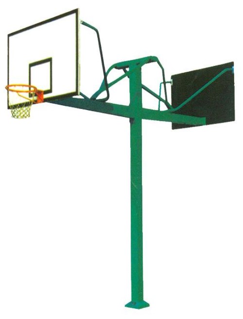 方管篮球架批发_固定式篮球用品多少钱