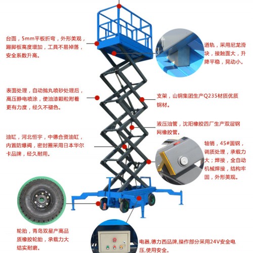 吉安车载液压式升降机平台_全电动液压机械及部件价格