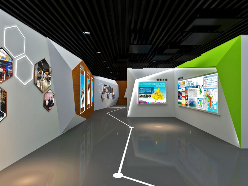 正规企业展厅设计说明_展览设计制作装修