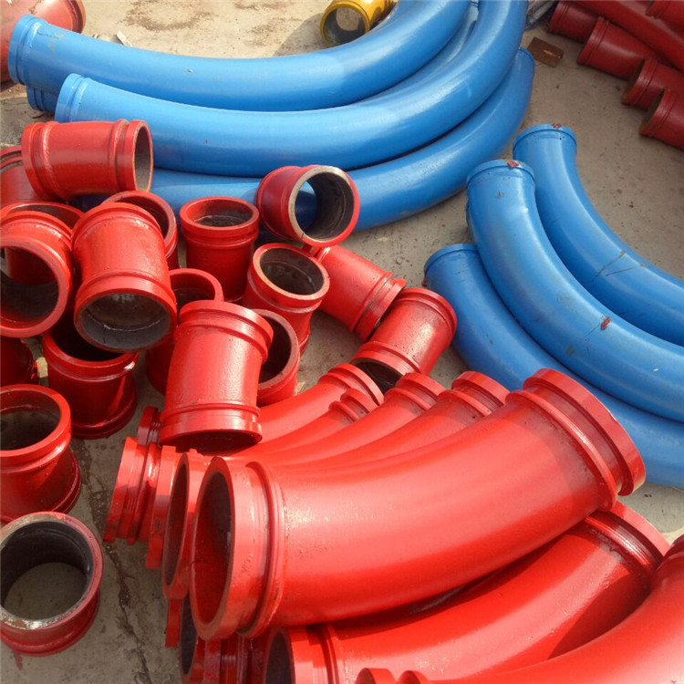 125泵管中联地泵配件异径管_砂浆泵弯头异径管