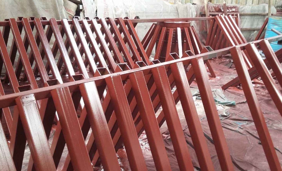 矿粉钢板仓加工_合金结构钢板相关-安阳旭隆钢结构工程有限公司