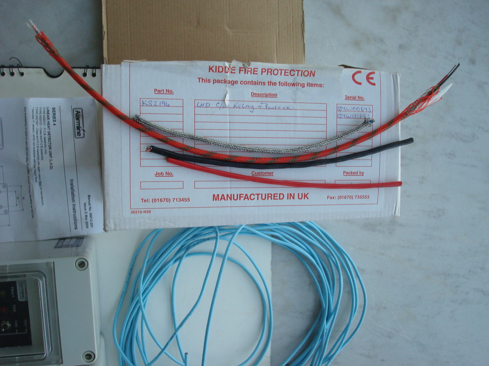 H8028线性热探测电缆