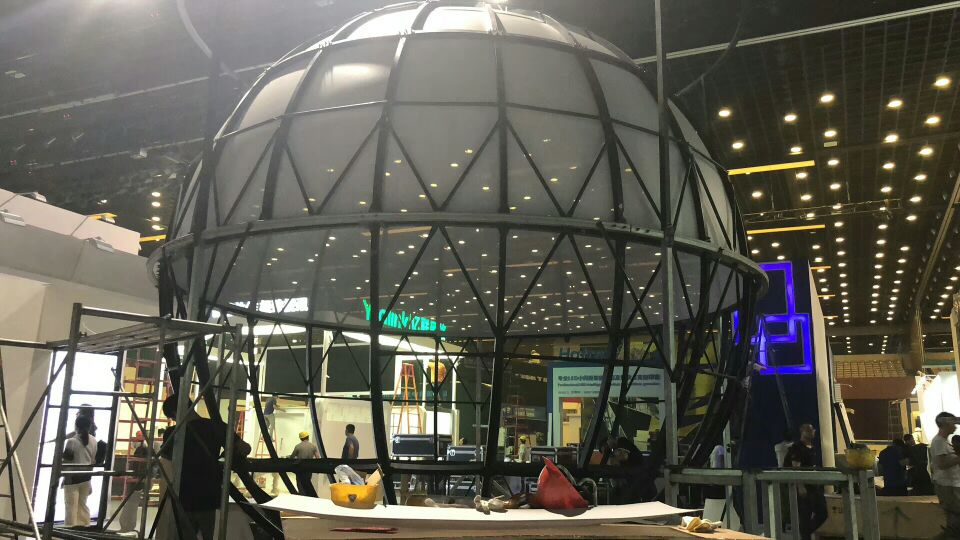 展厅球幕钢结构_其他广告、展览器材-深圳市联丰科技有限公司