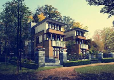 中式家庭别墅设计图_质量好建筑图纸、模型设计价格-湖南新宿建筑工程有限公司
