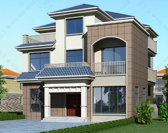 中式别墅自建房图纸多少钱_小洋房建筑图纸、模型设计哪里有-湖南博乔建筑科技有限公司