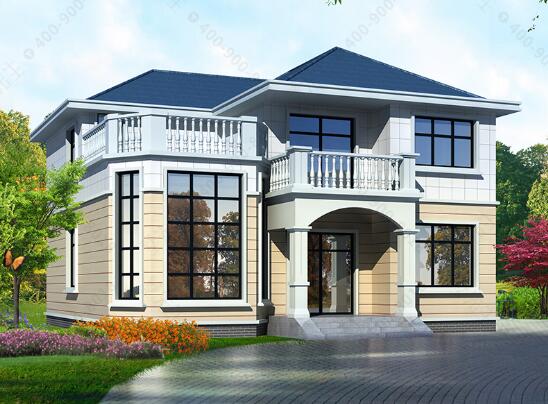 豪华别墅户型图纸设计_现代风建筑图纸、模型设计-湖南博乔建筑科技有限公司