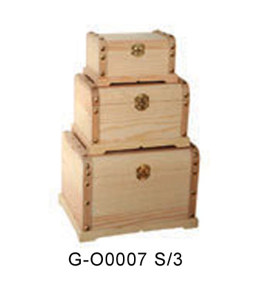 手绘木质红酒盒-山东曹县木盒包装厂
