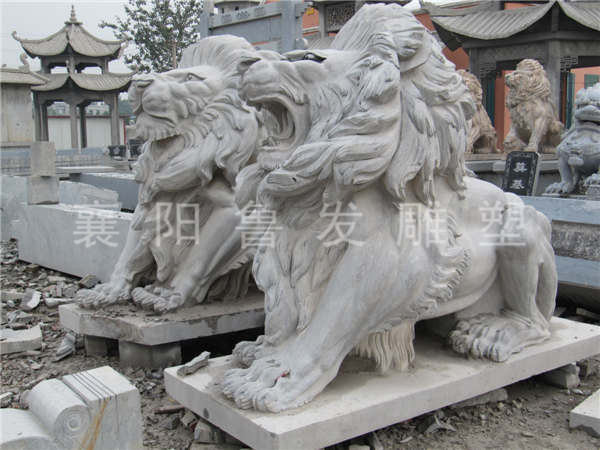 黑龙江石狮子价格_大理石狮子相关-襄阳鲁发雕塑有限公司