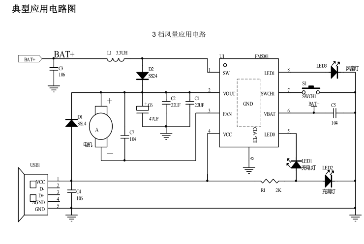 风扇主控芯片FM5009可调IC-深圳市恒佳盛电子有限公司