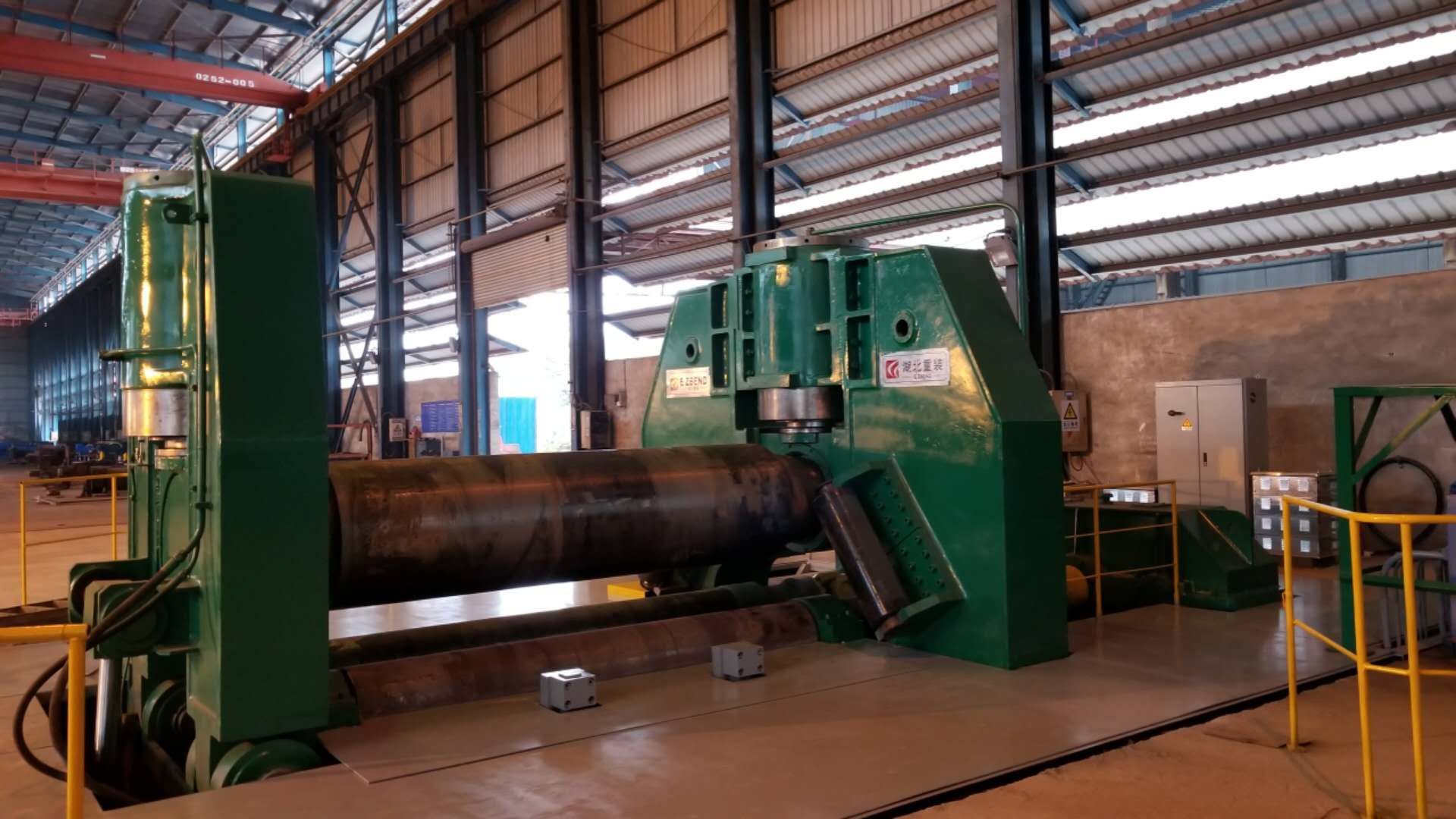 江苏压力容器A1取证150/3200三辊卷板机-湖北鄂重重型机械有限公司