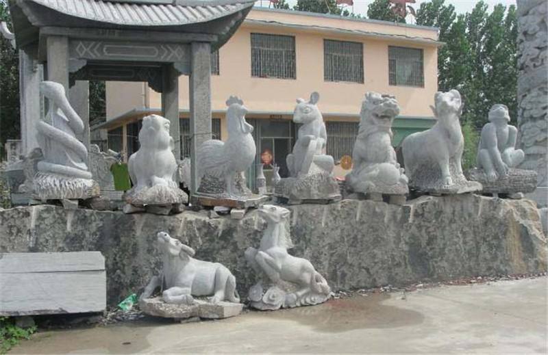 12生肖石雕