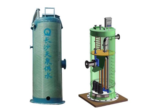 玻璃钢一体化提升泵站生产厂家_口碑好的污水泵、杂质泵-长沙天泉供水设备有限公司