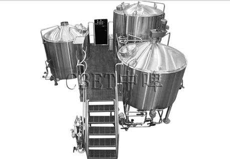 5000L商业精酿啤酒酿造设备_啤酒设备