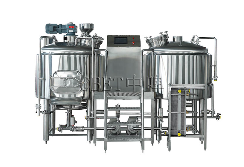 中啤200升精酿啤酒酿造设备_新型酿酒设备