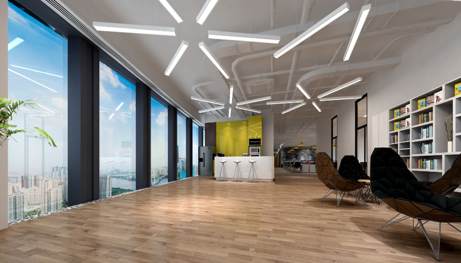 企业办公楼空间设计_建筑图纸、模型设计-武汉亚洲建设投资有限公司