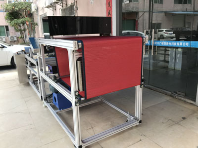 120KV熔喷布分切机收料设备-东莞市广驰防静电科技有限公司