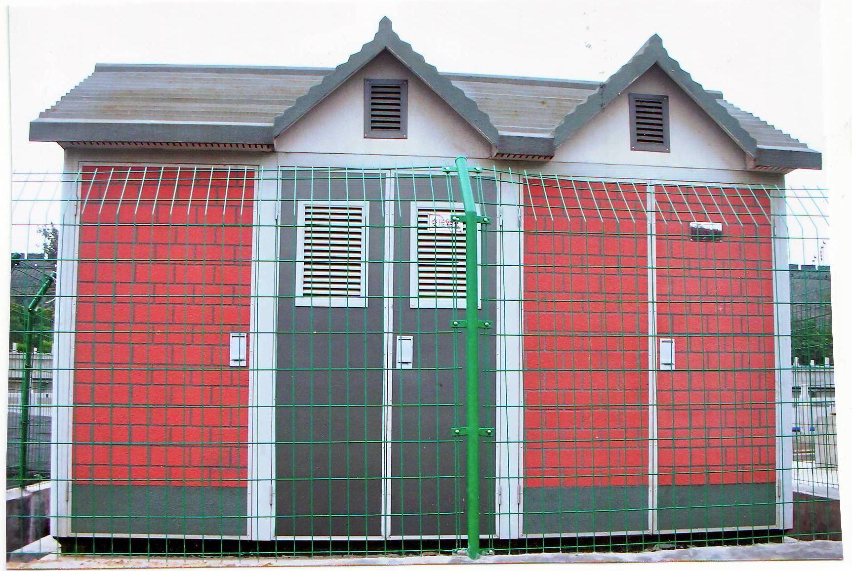 外墙贴瓷箱式变电站2000kVA_组合式变压器相关-西安市秦岭电器厂