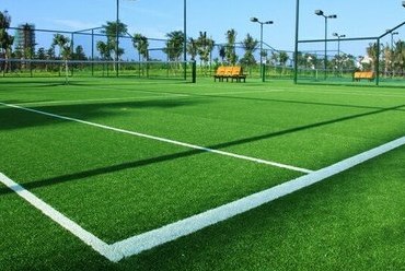 肇庆足球人造草球场工程_塑料地板-深圳市天和环氧地坪工程有限公司