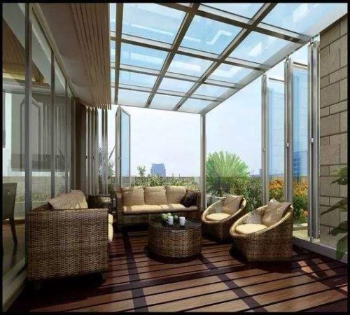 阳光房搭建_玻璃建筑玻璃定制-成都铝之家装饰工程有限公司