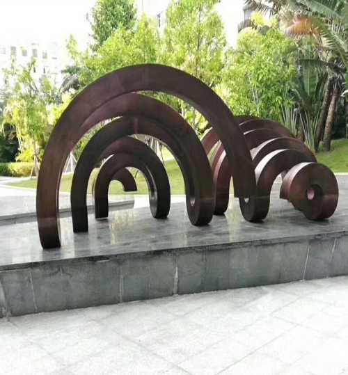 广东不锈钢鹿雕塑公园艺术摆件-深圳市东方韵造型艺术有限公司
