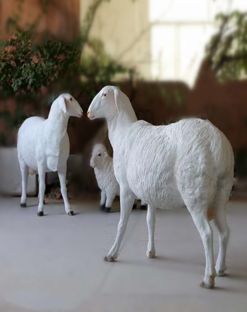 吉林园林景观动物羊雕塑艺术雕塑_仿真动物相关-深圳市东方韵造型艺术有限公司