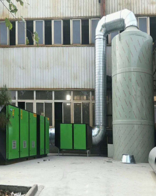 不锈钢碳钢PP喷淋塔废气处理环保设备_喷淋塔