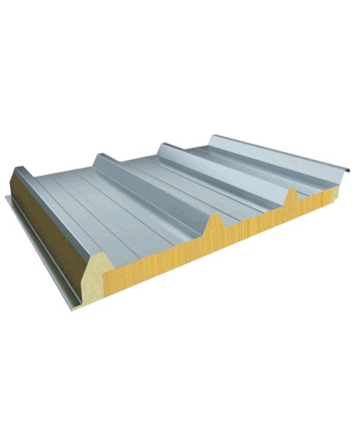 聚氨酯侧封岩棉屋面板_聚氨酯屋面板