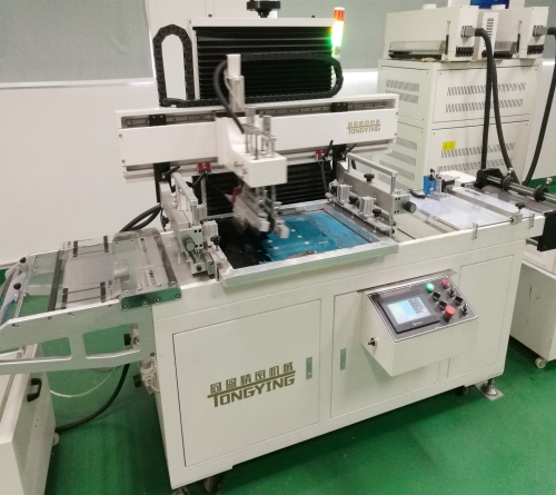 卷材薄膜面板全自动丝印机_丝网印刷机械