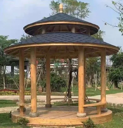 实木结构制作_户外实木桌椅相关-成都福运园林景观工程有限公司