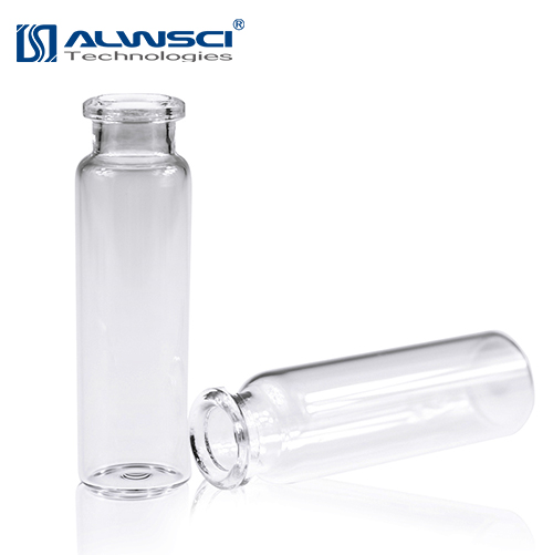 20mm 20mL 钳口顶空瓶透明玻璃瓶螺口自动进样瓶_顶空瓶