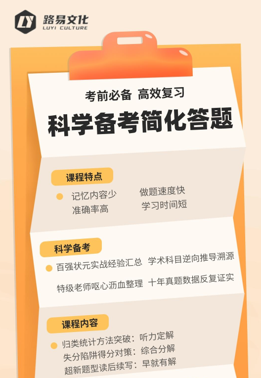 山西路易文化科学备考怎么样_安徽路易文化加盟费用_路易科学备考简化答题