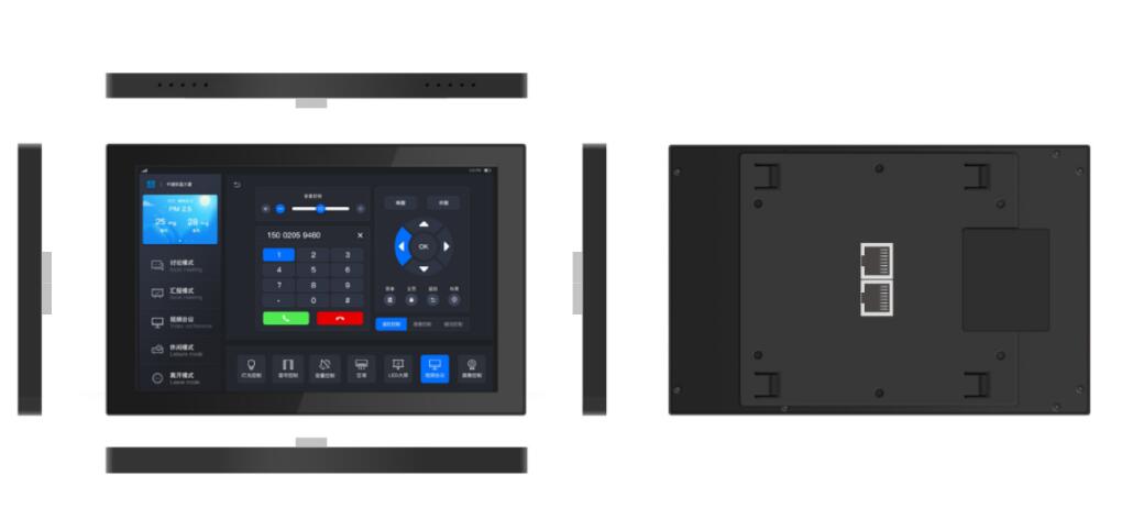 HB-TO10-QM 10.1寸触摸控制屏（背出款）_10.1寸触摸控制屏
