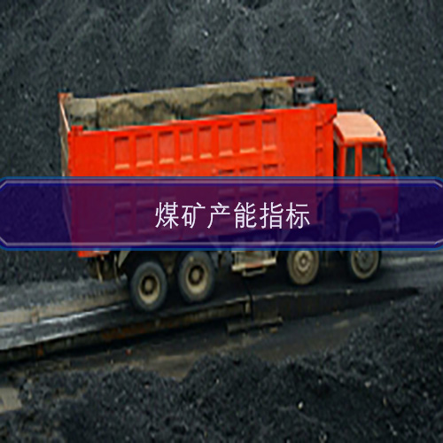 煤矿产能指标